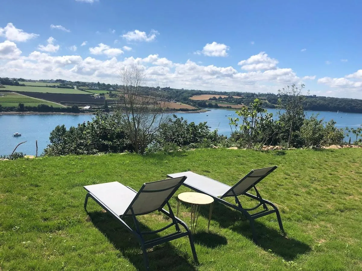 Maison Vue Riviere - Mer Au Port De La Roche Jaune Plouguiel França
