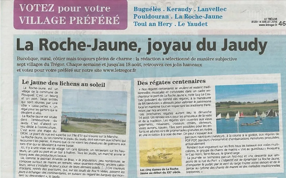 Maison Vue Riviere - Mer Au Port De La Roche Jaune Plouguiel Casa de Férias